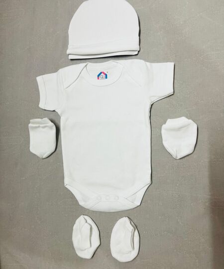 White Summer Baby Romper Collection