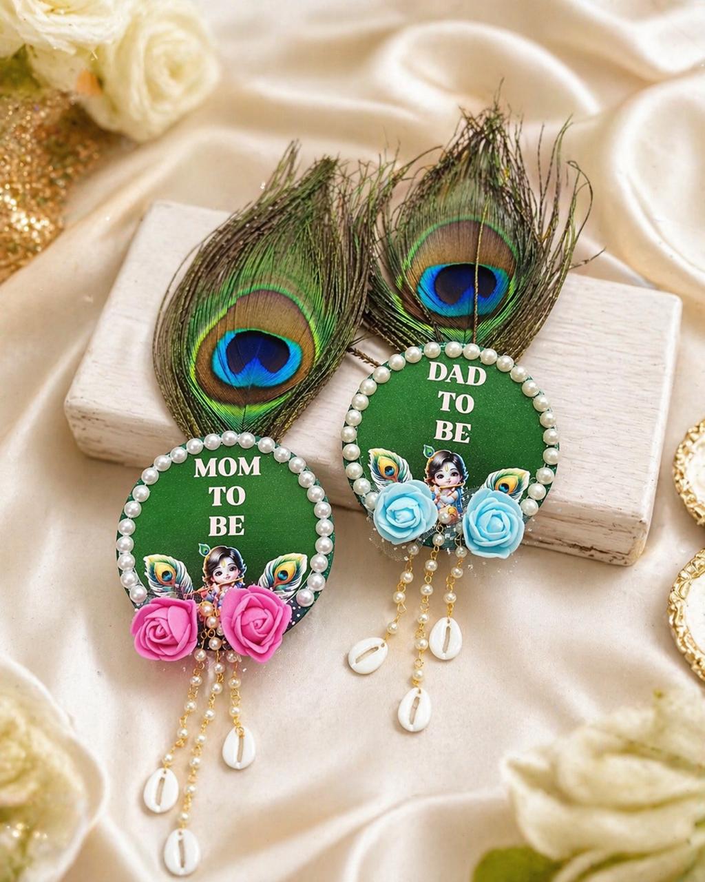 Mom To Be & Dad To Be Badges (Pin)