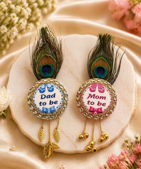 Mom To Be & Dad To Be Badges (Pin)